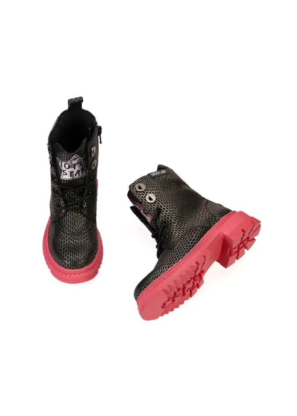 Rock_Star_Black_Silver_Grid_Boots