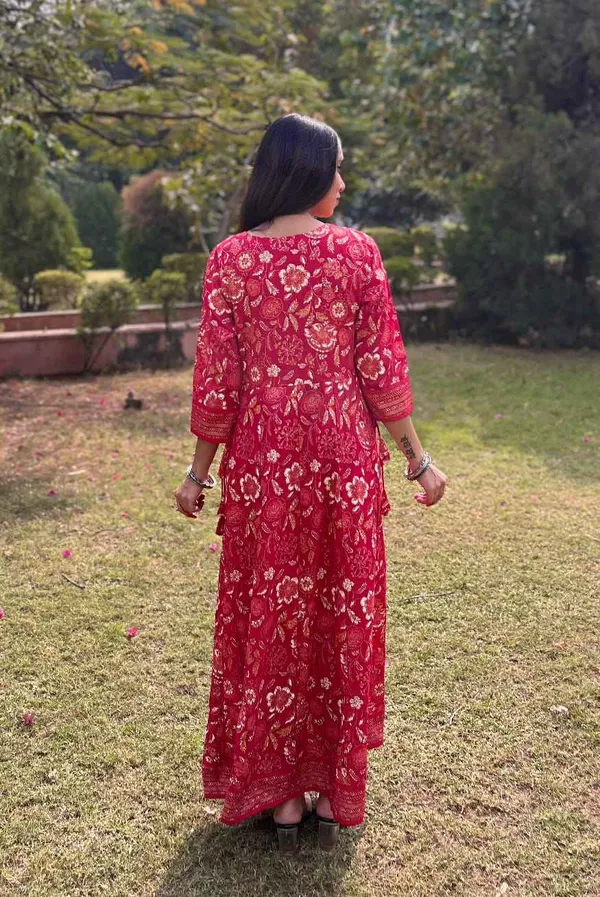 Pink_Cotton_Printed_Anarkali_Dress_With_Sequin_Thread_Work_For_Women