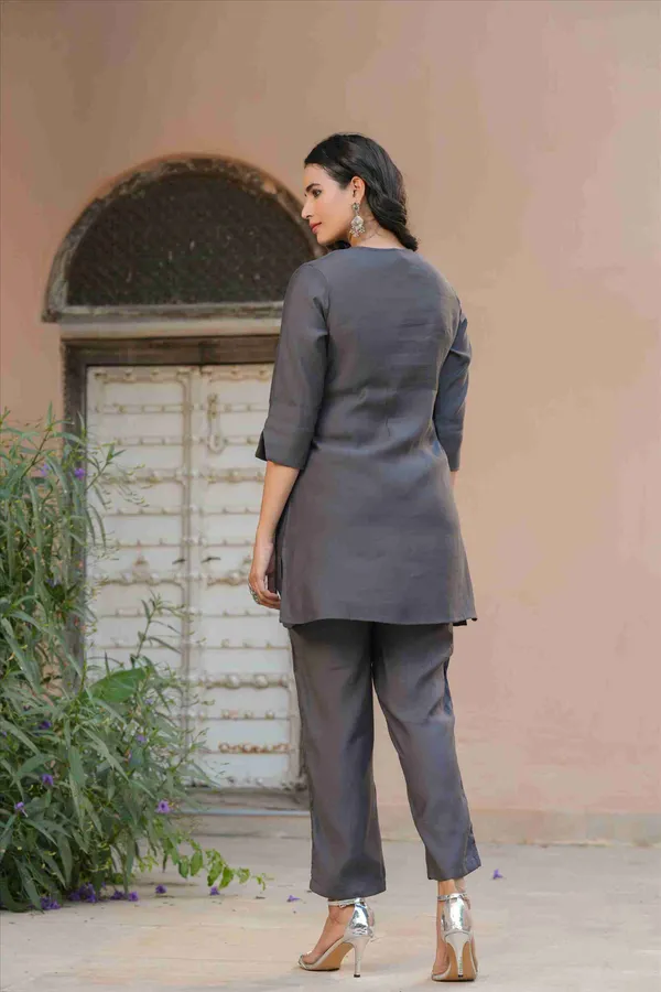 Grey_Roman_Silk_Embroidered_Co_Ord_Set_For_Women