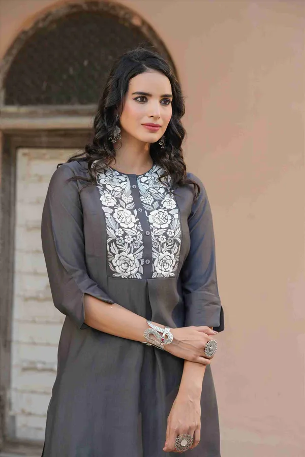 Grey_Roman_Silk_Embroidered_Co_Ord_Set_For_Women
