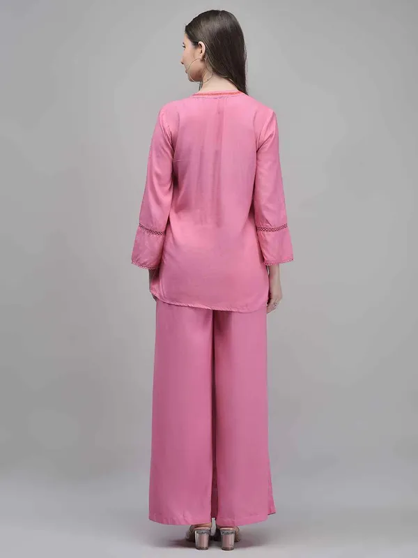 Pink_Rayon_Embroidered_Co_Ord_Set_For_Women