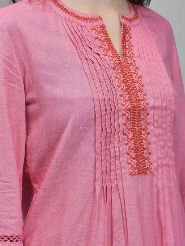 Pink_Rayon_Embroidered_Co_Ord_Set_For_Women
