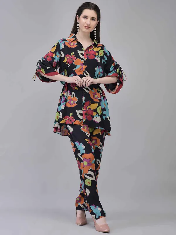 Black_Fiona_Silk_Floral_Printed_Co_Ord_Set_For_Women