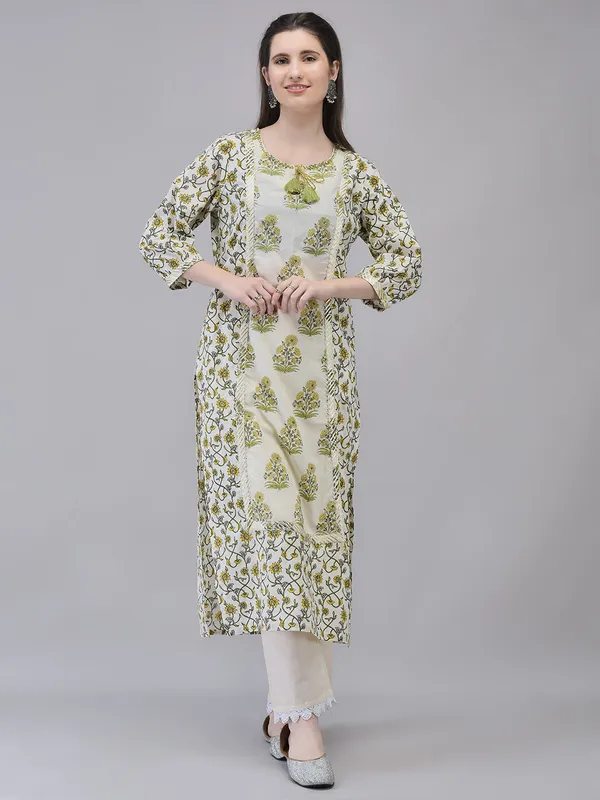Light_Green_Cotton_Straight_Kurta_For_Women