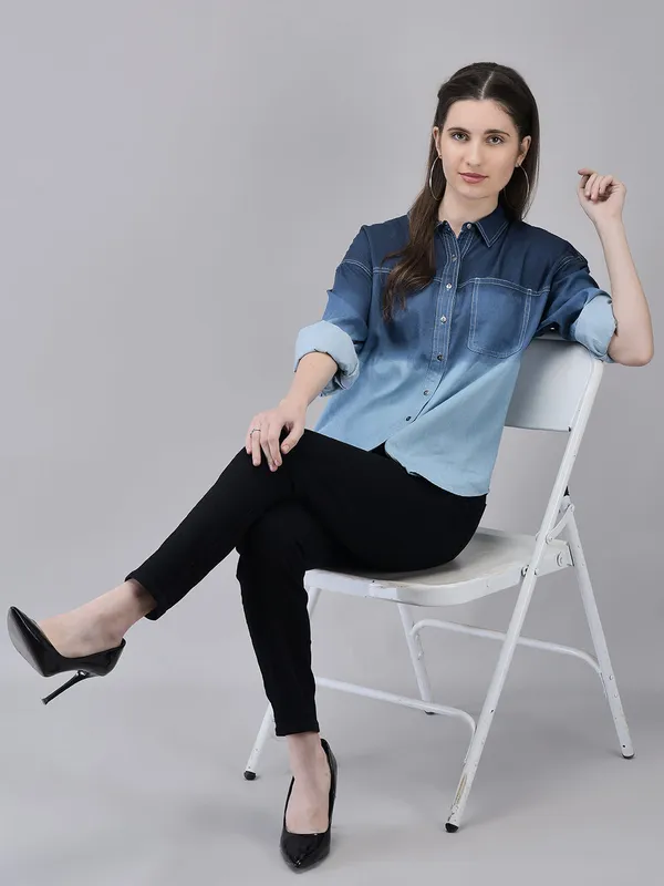 Blue_Denim_Regular_Fit_Tie_Dye_Shirt_For_Women