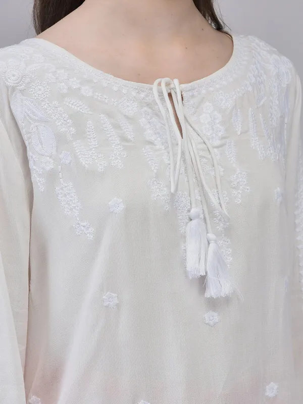 Off_White_Rayon_Regular_Tie_Up_Top_For_Women