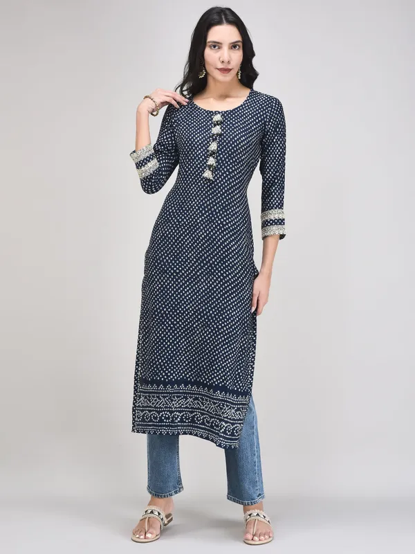 Dark_Blue_Muslin_Printed_Straight_Kurta_For_Women