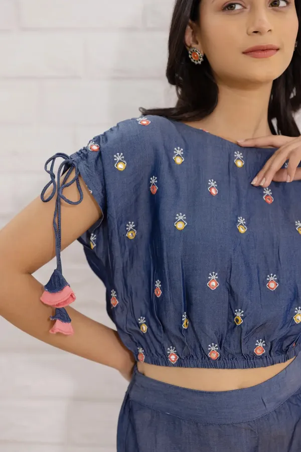 Blue_Denim_Crop_Top_Palazzo_Co_Ord_Set_For_Women