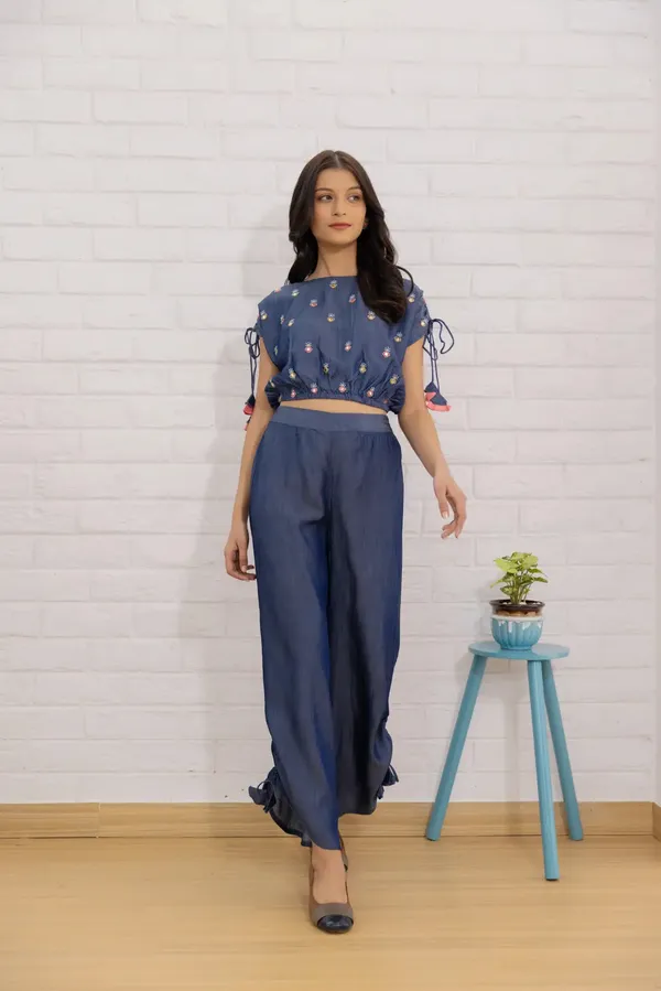 Blue_Denim_Crop_Top_Palazzo_Co_Ord_Set_For_Women