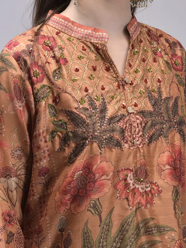Mustard_Silk_Printed_Straight_Suit_Set_For_Women
