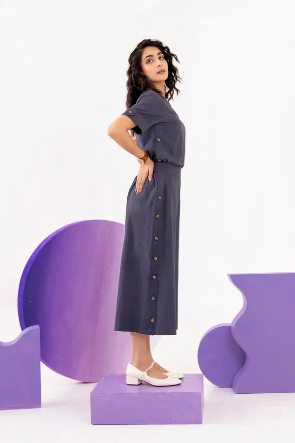 Dark_Grey_Cotton_Buttoned_Co_Ord_Set_For_Women