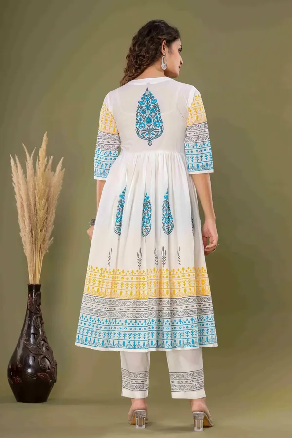 Multicolor_Cotton_Printed_Anarkali_Kurta_Pants_Dupatta_Suit_Set_For_Women