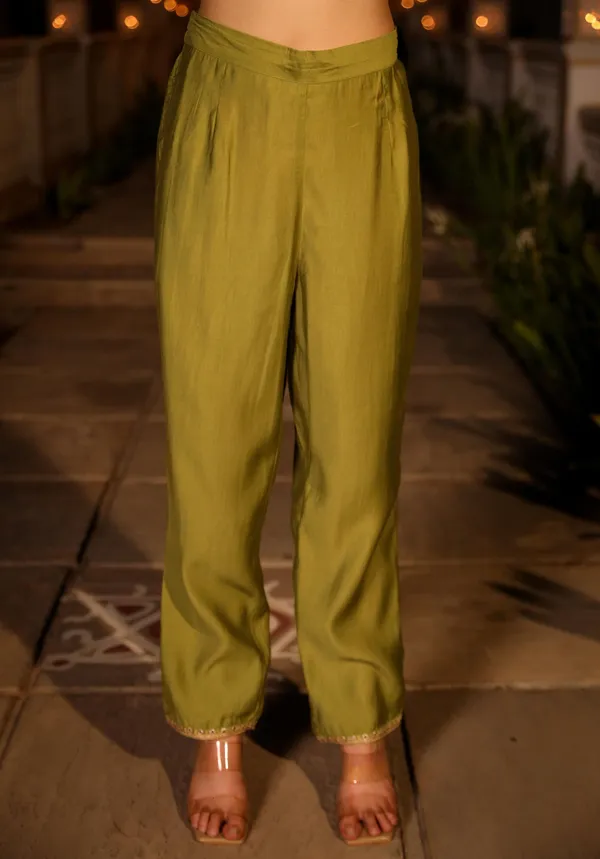 Olive_Green_Viscose_Straight_Zari_Embroidered_Suit_Set_For_Women