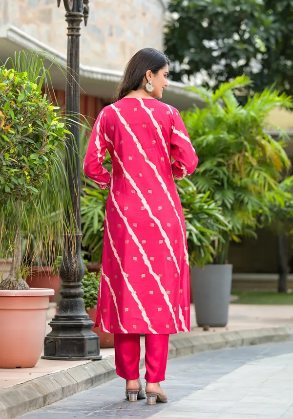 Pink_Modal_Bandhani_Printed_A_Line_Suit_Set_For_Women