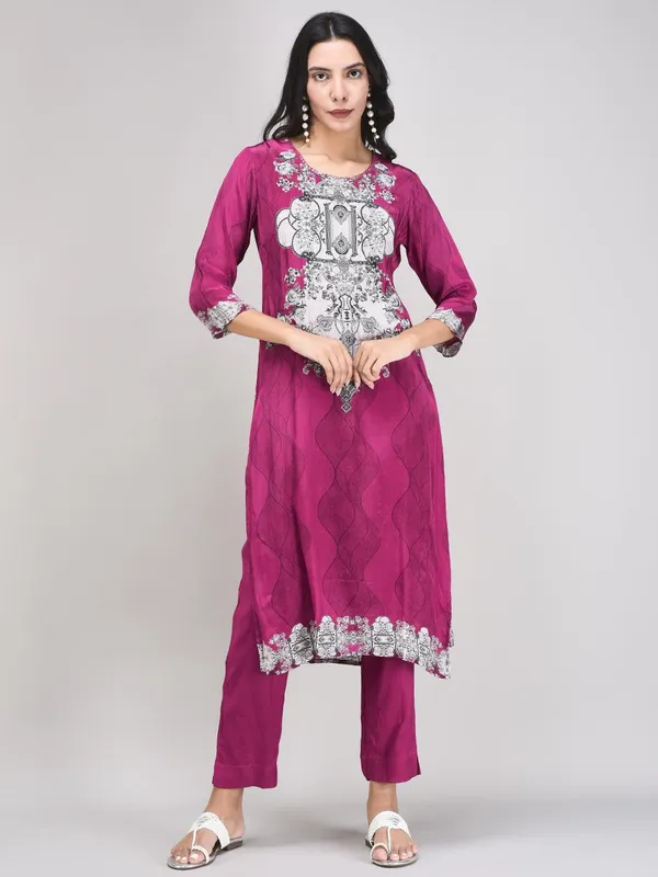 Hot_Pink_Crepe_Printed_Straight_Kurta_Suit_Set_For_Women