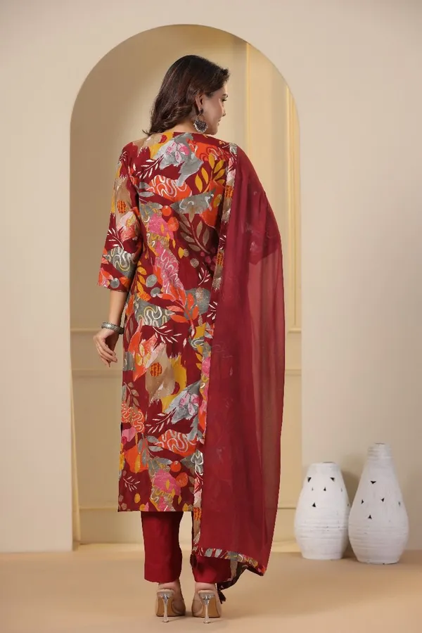 Maroon_Modal_Straight_Printed_Suit_Set_For_Women
