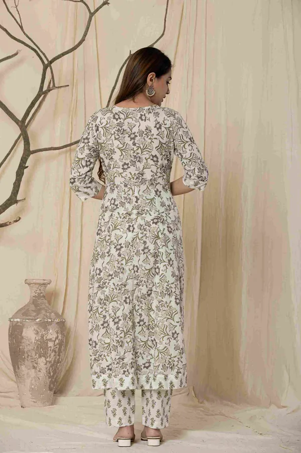 Olive_Green_Cotton_Printed_Flared_Suit_Set_For_Women
