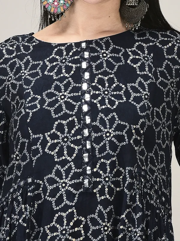 Dark_Blue_Rayon_Straight_Printed_Suit_Set_For_Women