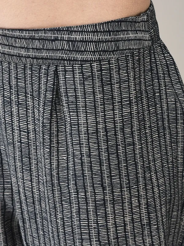 Dark_Blue_Rayon_Straight_Printed_Suit_Set_For_Women