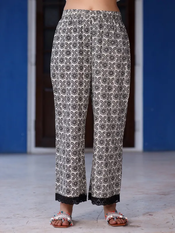 White_Cotton_A_Line_Embroidered_Printed_Suit_Set_For_Women