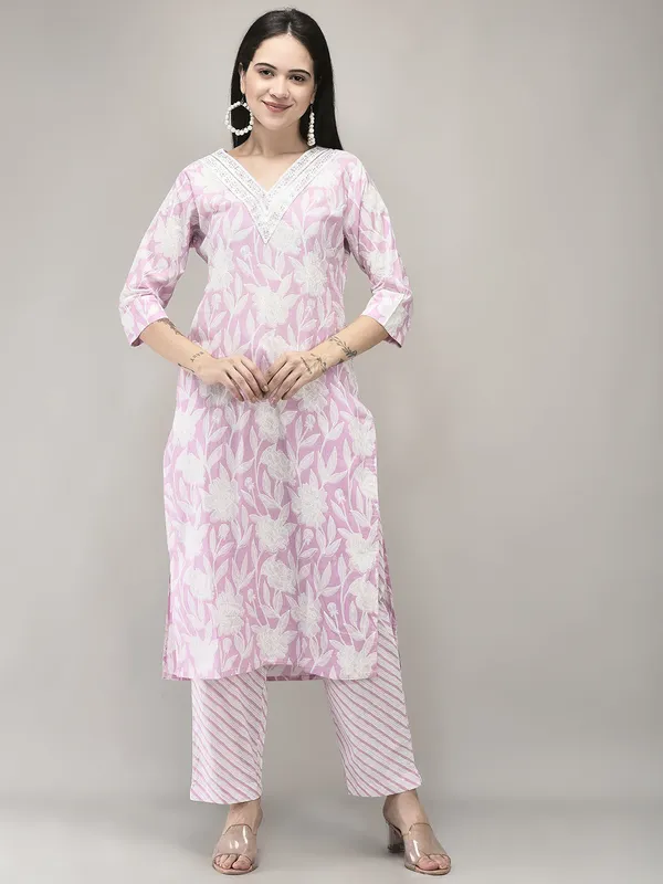 Pink_Cotton_Straight_Printed_Suit_Set_For_Women
