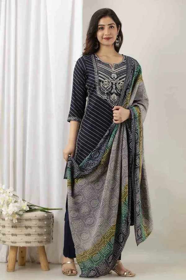 Dark_Blue_Muslin_Straight_Printed_Suit_Set_For_Women