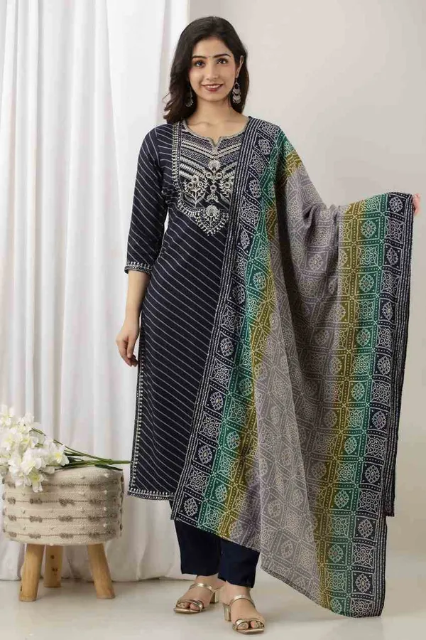 Dark_Blue_Muslin_Straight_Printed_Suit_Set_For_Women