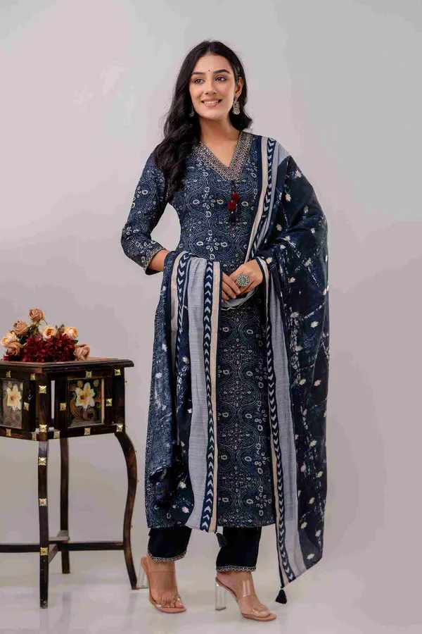 Dark_Blue_Muslin_Printed_Straight_Suit_Set_For_Women