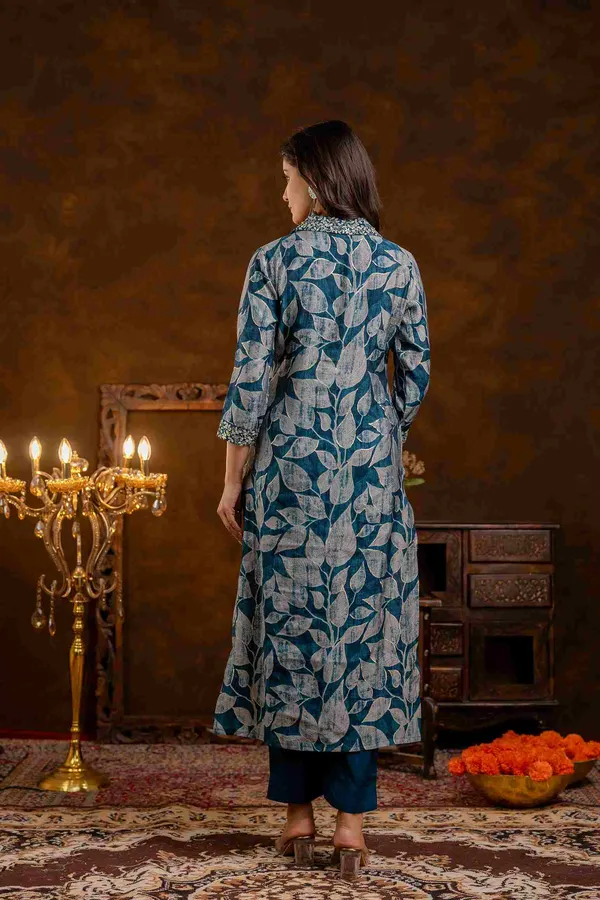 Blue_Muslin_Wrap_Style_Straight_Kurta_Pant_Dupatta_Set_For_Women
