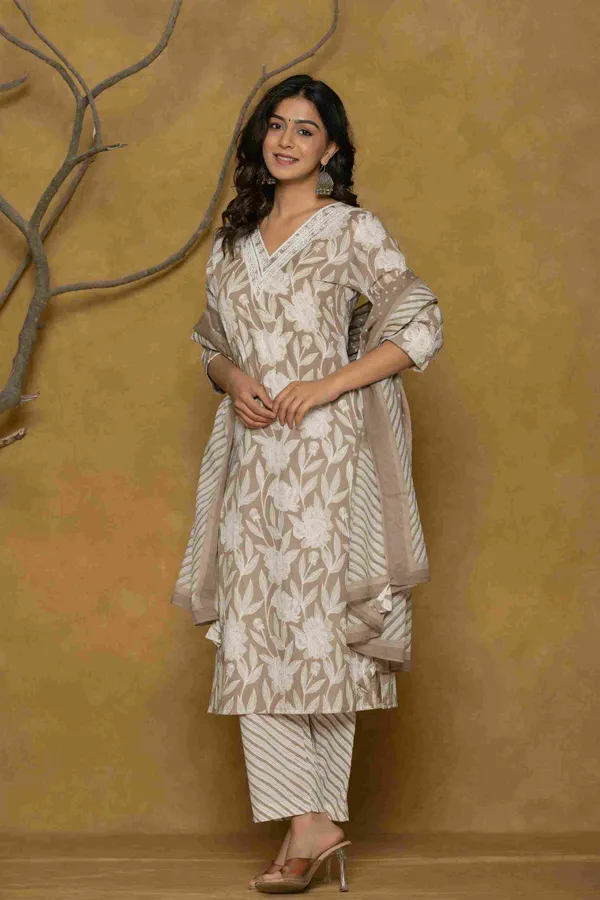 Sky_Blue_Cotton_Straight_Printed_Kurta_Pants_Dupatta_Suit_Set_For_Women