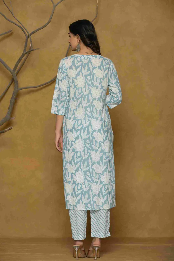 Sky_Blue_Cotton_Straight_Printed_Kurta_Pants_Dupatta_Suit_Set_For_Women
