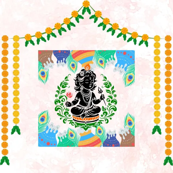 Krishna_Theme_Stickers