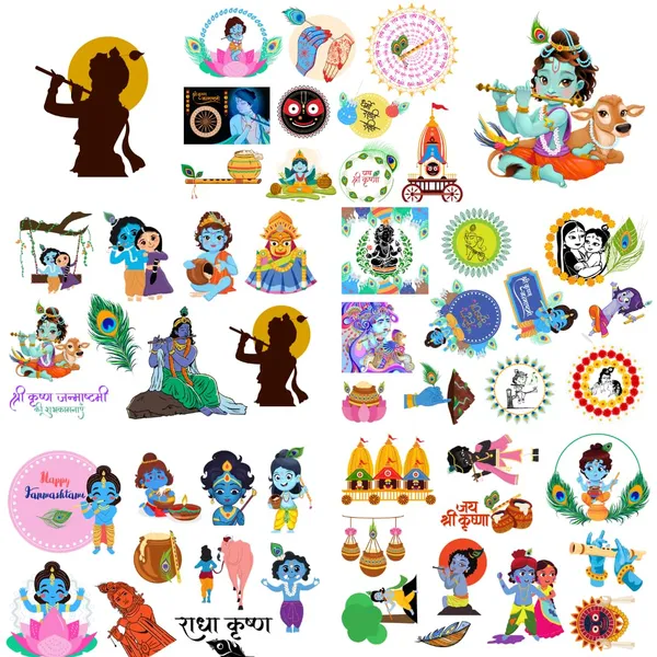 Krishna_Theme_Stickers