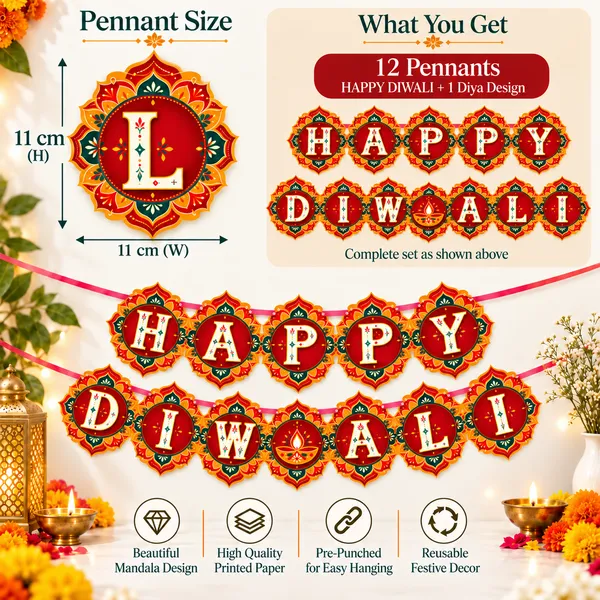 Happy_Diwali_Mandala_Banner_for_Home_Decoration_|_12_Pennants