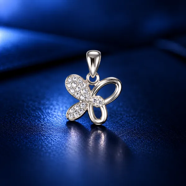 Sterling_Silver_Butterfly_Crystal_Pendant_Necklace_For_Women