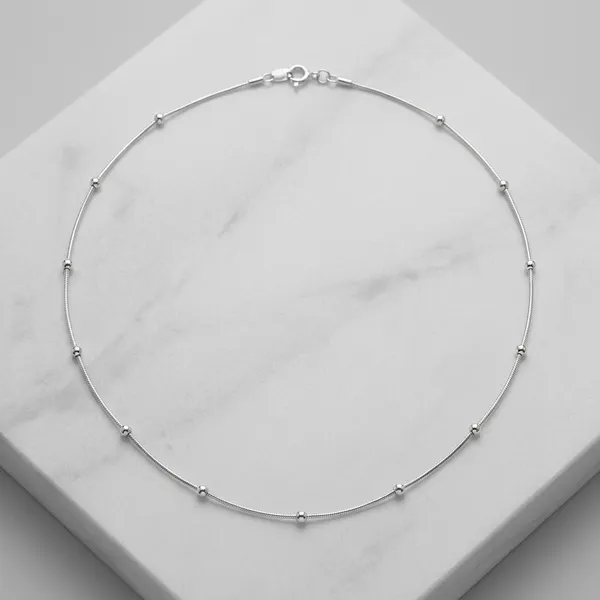Sterling_Beaded_Chain_Necklace_For_Women