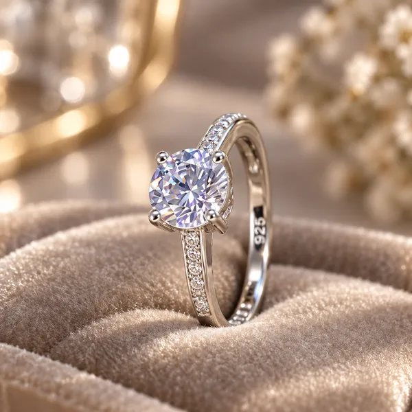 Sterling_Silver__Pav�_Band_Engagement_Ring_For_Women