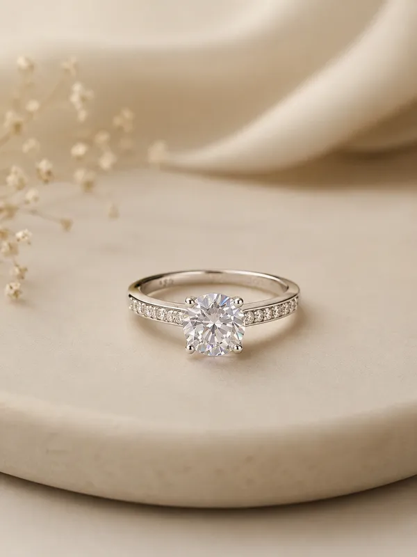 Sterling__Pav�_Band_Engagement_Ring_For_Women