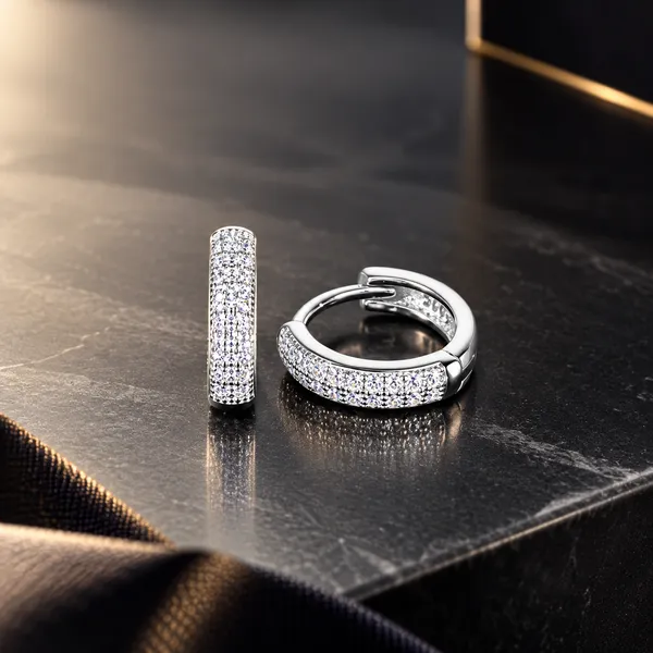 Sterling_Silver_Micro_Pave_Cubic_Zirconia_Huggie_Hoop_Earrings_For_Women