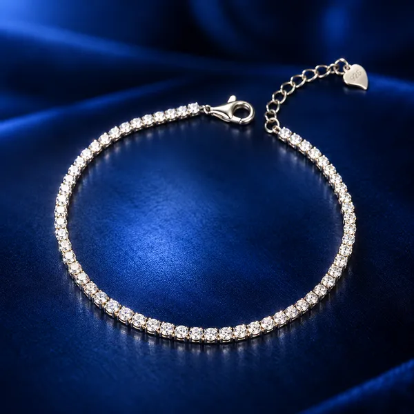 White_Sterling_Silver_Stone_Charm_Bracelet_For_Women