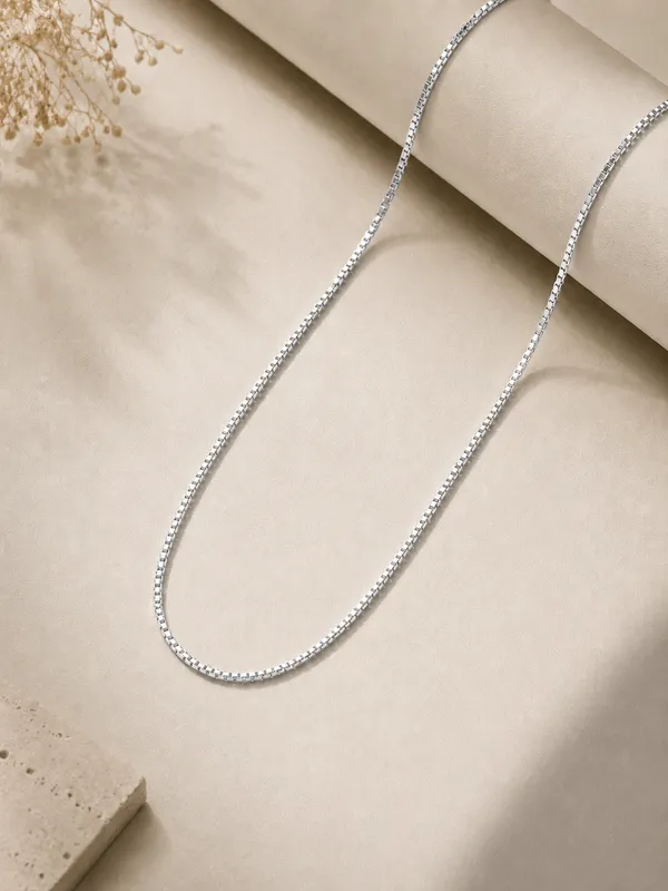 Sterling_Box_Chain_Necklace_For_Women