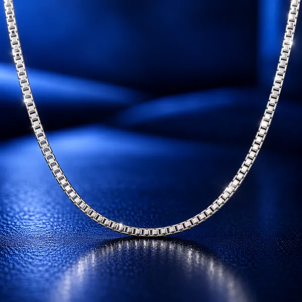 Sterling_Silver_Box_Chain_Necklace_For_Women