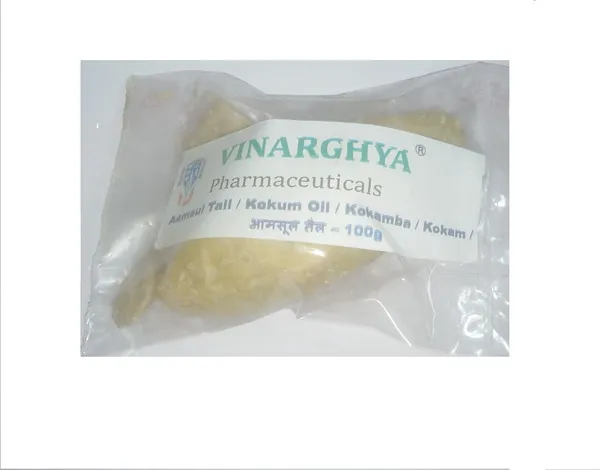 Vinarghya_-_Kokum_Butter_Oil/_Kokamba/_Kokam_Tail/_Devana_Huli_For_Cracked_Heels_And_Chapped_Lips_-_100G