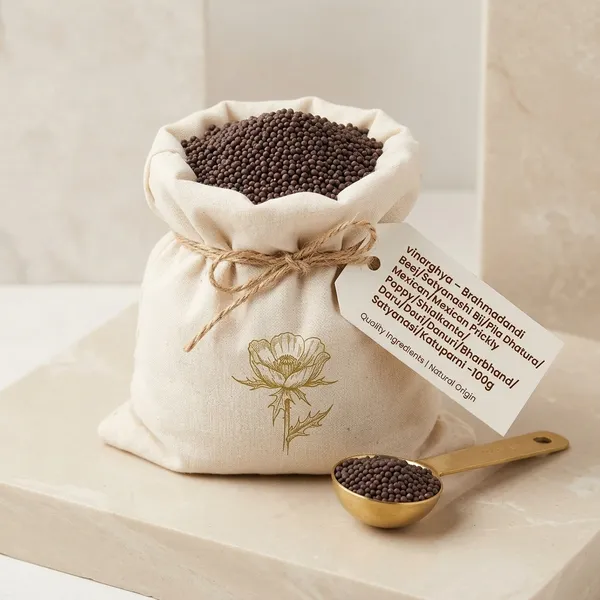 Vinarghya_–_Brahmadandi_Beej/_Satyanashi_Bij/_Pila_Dhatura/_Mexican_Prickly_Poppy/_Shialkanta/_Darudi/_Daruri/_Dhaturi/_Bharbhand/_Satyanasi/_Katuparni_-100G