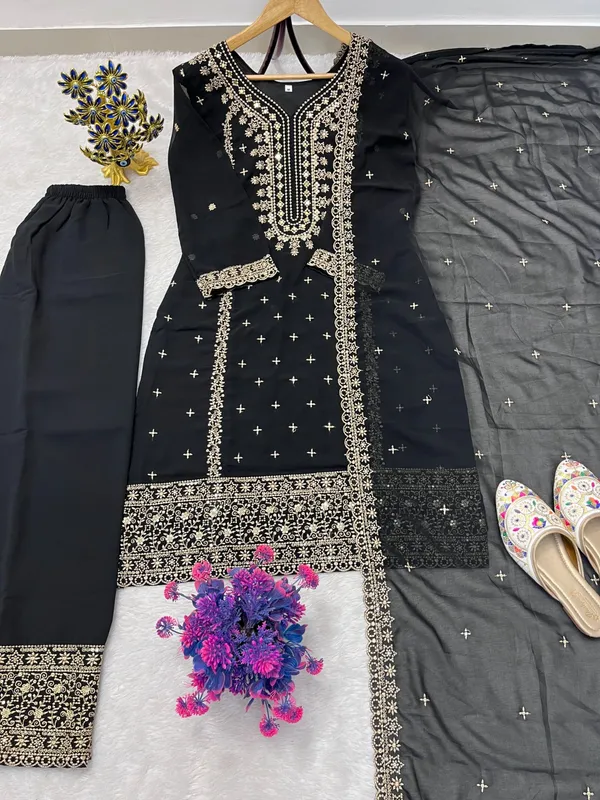 Festival_Special_Designer_Heavy_Embroidery_Sequence_Work_Top_Pant_With_Dupatta_Set_A7094C_Black