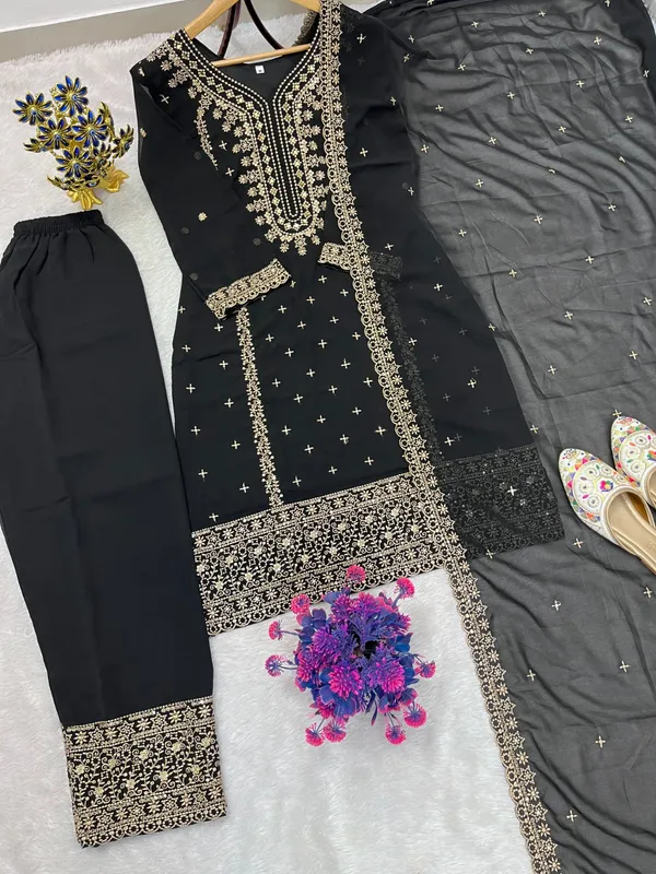 Festival_Special_Designer_Heavy_Embroidery_Sequence_Work_Top_Pant_With_Dupatta_Set_A7094C_Black