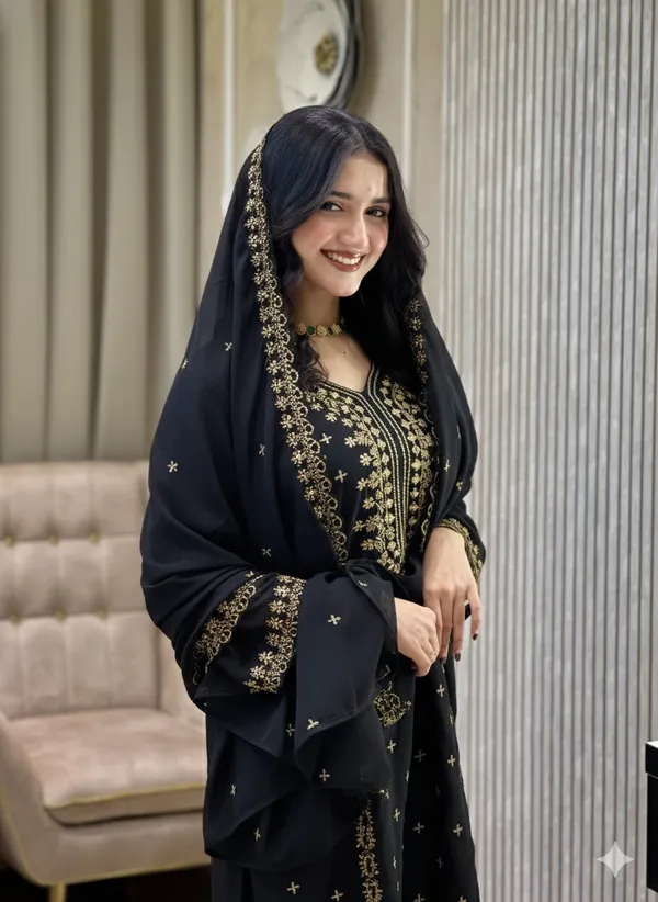 Festival_Special_Designer_Heavy_Embroidery_Sequence_Work_Top_Pant_With_Dupatta_Set_A7094C_Black