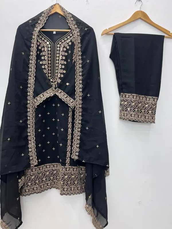 Festival_Special_Designer_Heavy_Embroidery_Sequence_Work_Top_Pant_With_Dupatta_Set_A7094C_Black