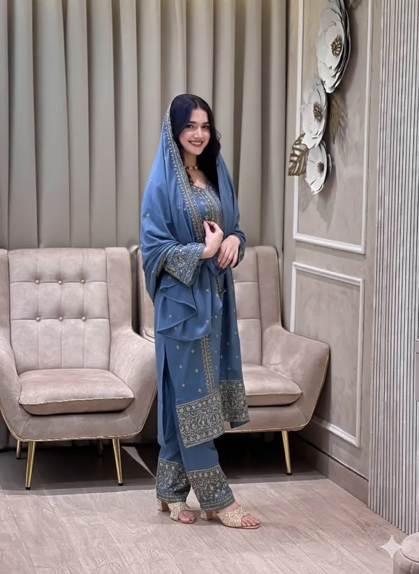 Festival_Special_Designer_Heavy_Embroidery_Sequence_Work_Top_Pant_With_Dupatta_Set_G_Blue