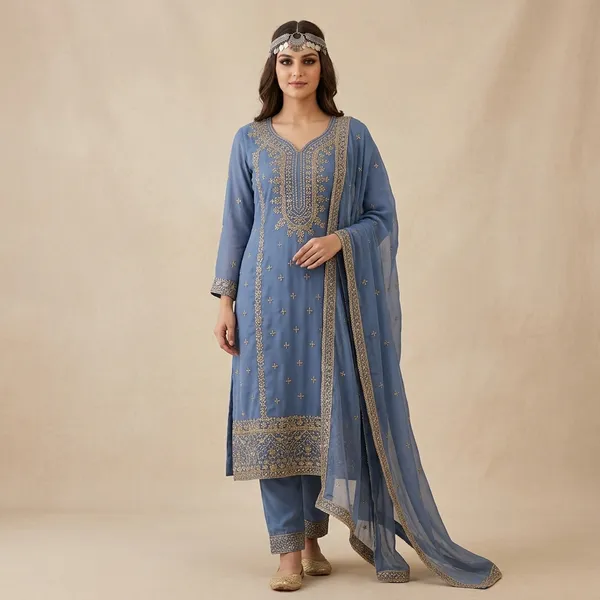 Festival_Special_Designer_Heavy_Embroidery_Sequence_Work_Top_Pant_With_Dupatta_Set_G_Blue